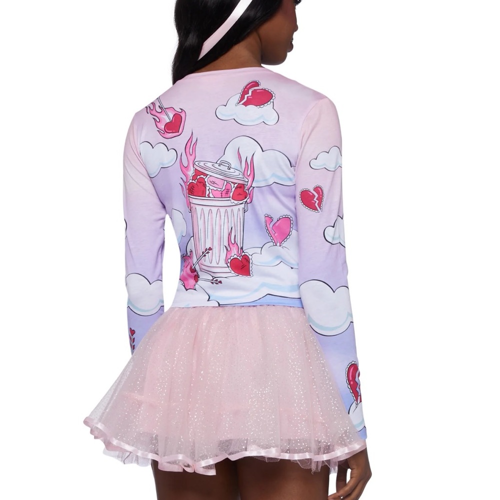 ♥️ Sugar Thrillz Heart on Fire Valentines Teddy Dolls Kill Not Today Cupid M 🧸 - Picture 6 of 13